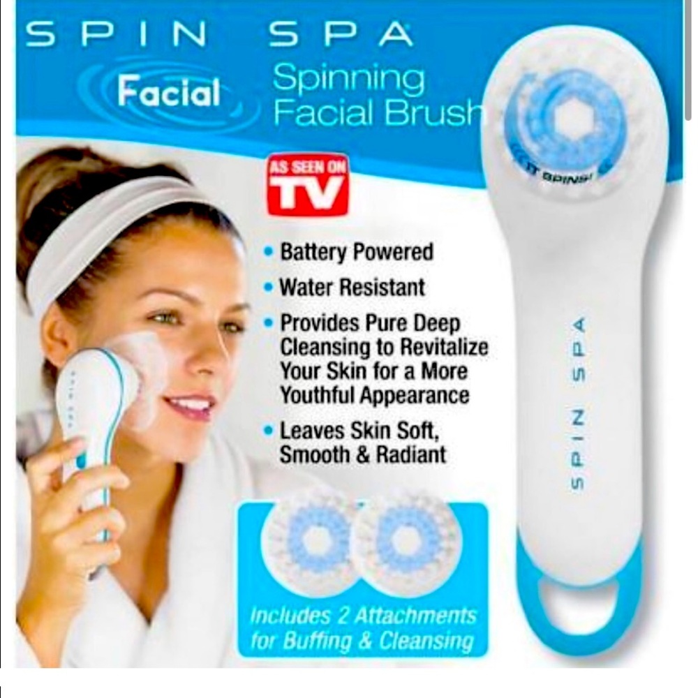 SPIN SPA Cleansing Facial Spinning Action Brush New in Box GREAT GIFT 🎁